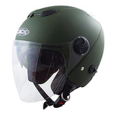 TNKインダストリーズ スピードピット ZACK シールド JET DEEP FREE.MAD KHAKI ZJ-3-KH インナーシールド付きフルフェイスヘルメット